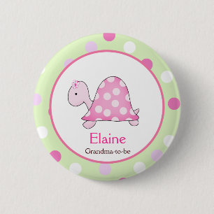 Macaron Rond 5 Cm Bouton rose de coutume d'ÉTIQUETTE de NOM de