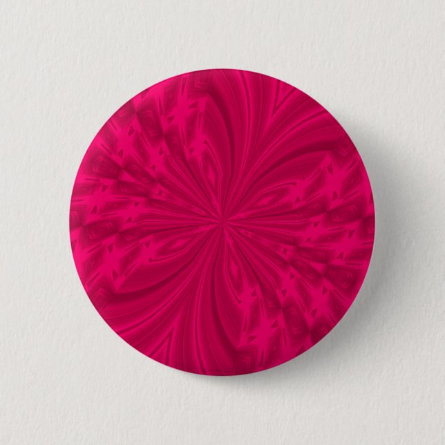 Macaron Rond 5 Cm Bouton rose framboise Abstrait (Devant)