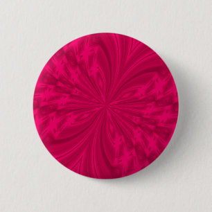 Macaron Rond 5 Cm Bouton rose framboise Abstrait
