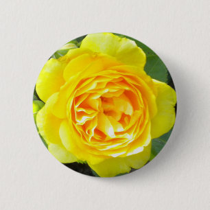 Macaron Rond 5 Cm Bouton rose jaune