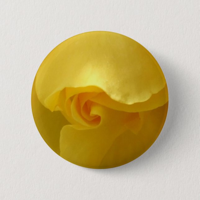 Macaron Rond 5 Cm Bouton rose jaune (Devant)