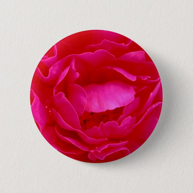 Macaron Rond 5 Cm Bouton rose - Personnalisable (Devant)