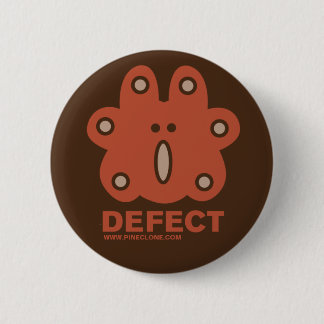 Macaron Rond 5 Cm Bouton rouge de DÉFAUT