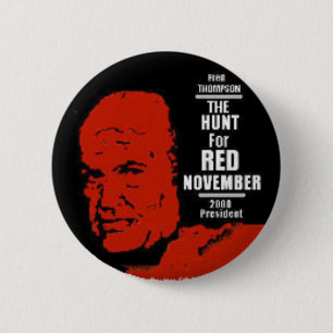 Macaron Rond 5 Cm Bouton rouge de novembre