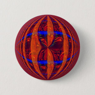 Macaron Rond 5 Cm Bouton rouge Orb rond