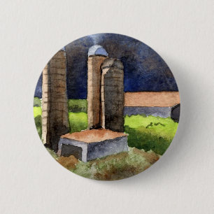 Macaron Rond 5 Cm Bouton Routes du pays