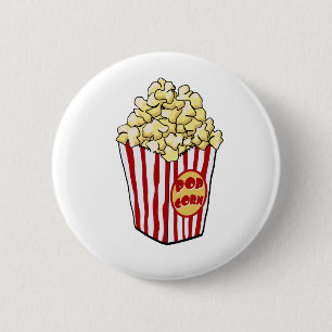 Macaron Rond 5 Cm Bouton Sac à Popcorn Carton