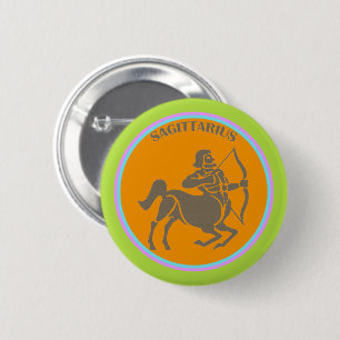Macaron Rond 5 Cm Bouton Sagittarius
