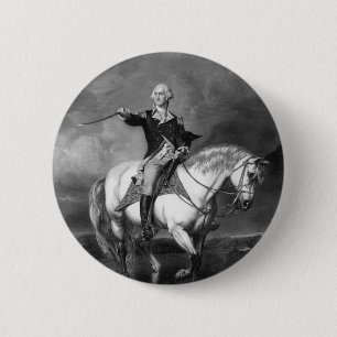 Macaron Rond 5 Cm Bouton Salute George Washington