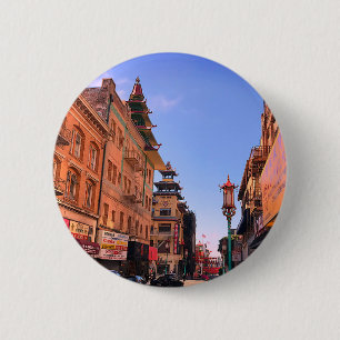 Macaron Rond 5 Cm Bouton San Francisco Chinatown #7