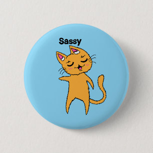 Macaron Rond 5 Cm Bouton Sassy