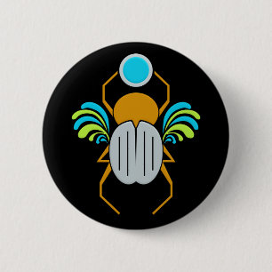 Macaron Rond 5 Cm Bouton SCARAB