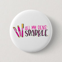 BOUTON scintillant des stylos WCP