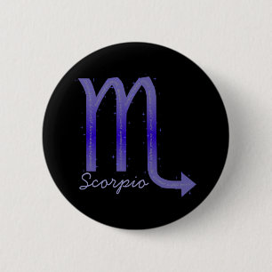 Macaron Rond 5 Cm Bouton Scorpio