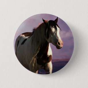 Macaron Rond 5 Cm Bouton "Shaman of Steens" 