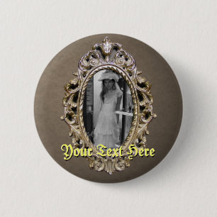 Macaron Rond 5 Cm Bouton simple élégant de cadre