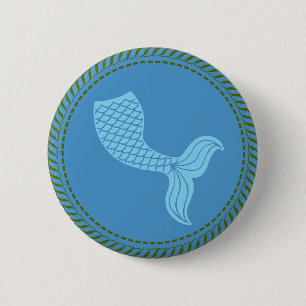 Macaron Rond 5 Cm Bouton Sirène de Fierté de Troupe IGGPPCamp 2025