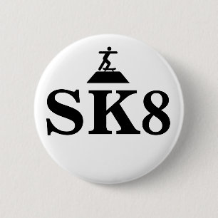 Macaron Rond 5 Cm Bouton SK8
