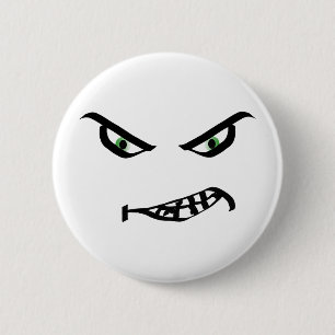 Macaron Rond 5 Cm Bouton Snarly de visage