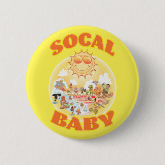 Macaron Rond 5 Cm Bouton SoCal