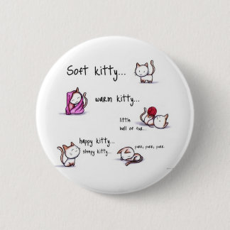 Macaron Rond 5 Cm bouton somnolent de minou