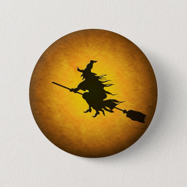 Macaron Rond 5 Cm Bouton Sortie volant Halloween (Devant)