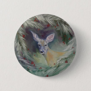 Macaron Rond 5 Cm Bouton Spirit Woodland