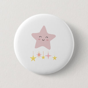 Macaron Rond 5 Cm Bouton Starlight Dreamer