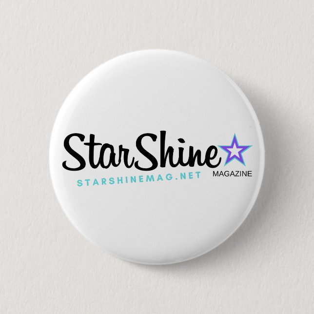Macaron Rond 5 Cm Bouton StarShine Magazine (Devant)
