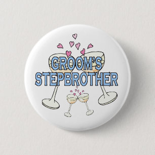 Macaron Rond 5 Cm Bouton : Stepbrother de Groom