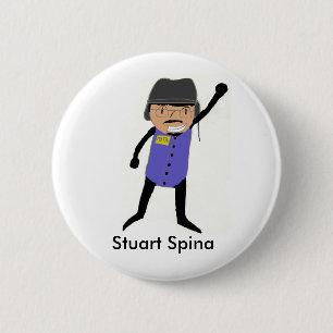 Macaron Rond 5 Cm Bouton Stuart Spina - customisé