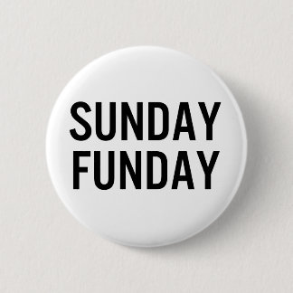 Macaron Rond 5 Cm Bouton Sunday Funday