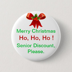 Macaron Rond 5 Cm Bouton supérieur de remise de Joyeux Noël