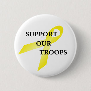 Macaron Rond 5 Cm Bouton Support our Troops