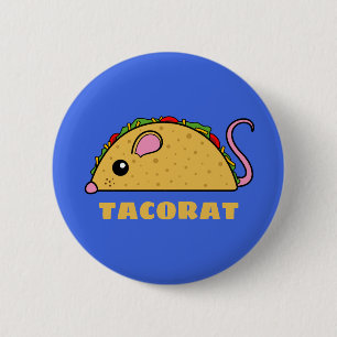 Macaron Rond 5 Cm Bouton Taco Rat