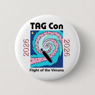 Macaron Rond 5 Cm Bouton TAG Con 2026 Flight of the Vimana