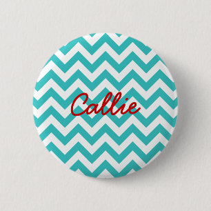 Macaron Rond 5 Cm Bouton tendance Chevron