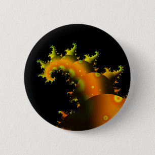 Macaron Rond 5 Cm Bouton Tentacle Fractal