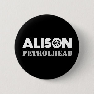 Macaron Rond 5 Cm Bouton Tête d'essence d'Alison