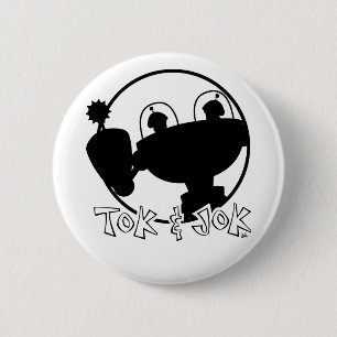 Macaron Rond 5 Cm Bouton TokBOT et JokBOT