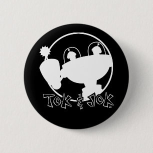 Macaron Rond 5 Cm Bouton TokBOT et JokBOT
