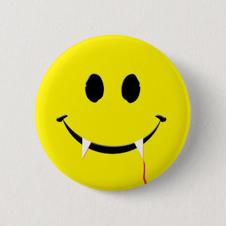 Macaron Rond 5 Cm Bouton Toothy de sourire