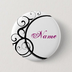 Macaron Rond 5 Cm Bouton tourbillonnant