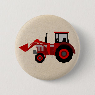 Macaron Rond 5 Cm Bouton Tracteur