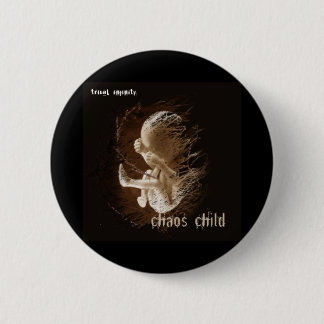 Macaron Rond 5 Cm Bouton tribal d'enfant de chaos d'infini