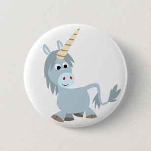 Macaron Rond 5 Cm Bouton Unicorn Sympa Bouton Cartoon