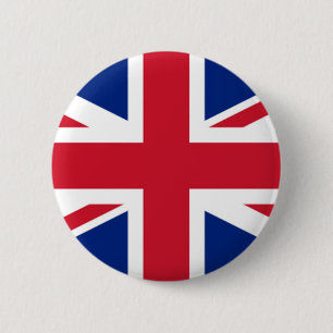 Macaron Rond 5 Cm Bouton Union Jack UK