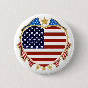 MACARON ROND 5 CM BOUTON USA