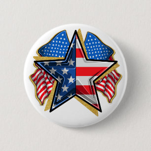 MACARON ROND 5 CM BOUTON USA