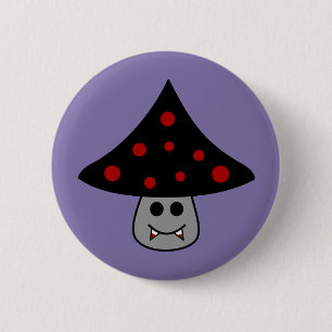 Macaron Rond 5 Cm Bouton Vampire du champignon
